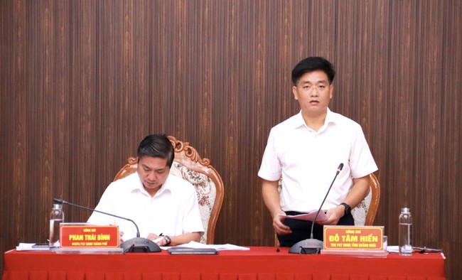 Đà Nẵng và Quảng Ngãi cùng nghiên cứu không gian phát triển chung- Ảnh 1.
