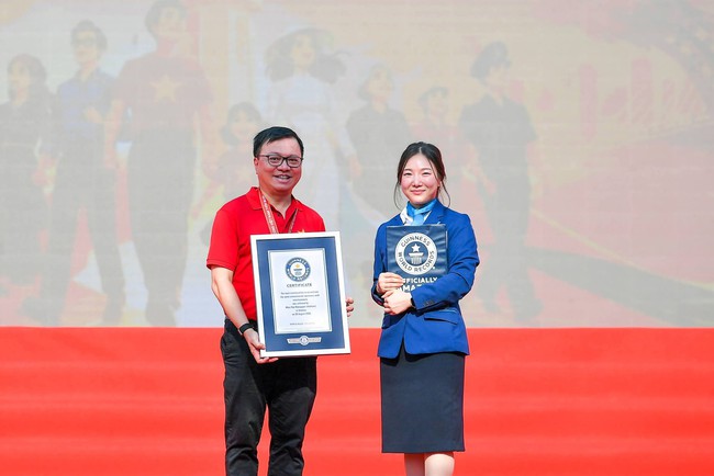 Hoạt động đi bộ toàn quốc "Cùng Việt Nam tiến bước" nhận Kỷ lục Guinness Thế giới- Ảnh 4.