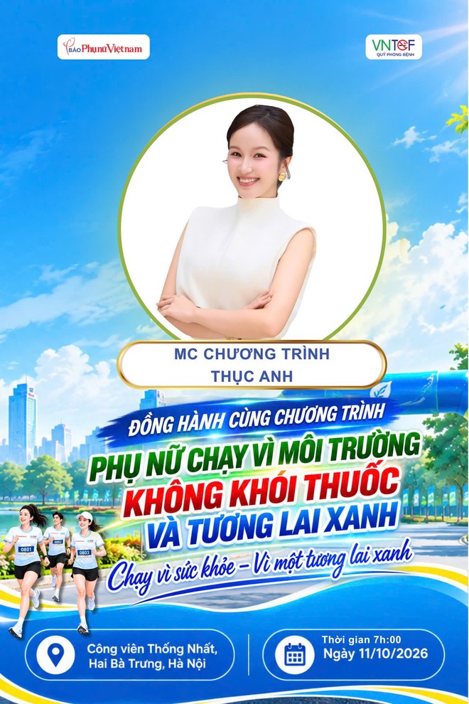 Người nổi tiếng tham gia giải chạy "Phụ nữ chạy vì môi trường không khói thuốc" - Ảnh 4.