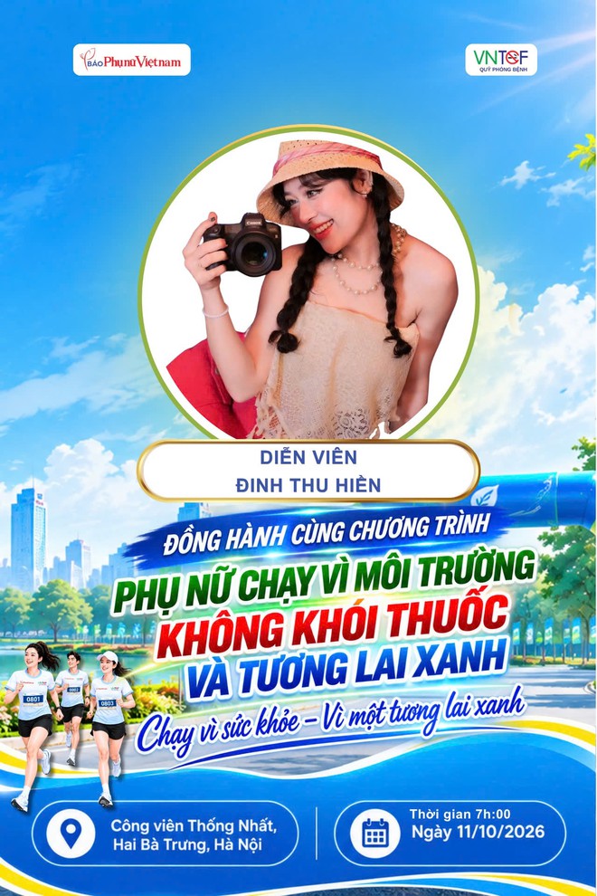 Người nổi tiếng tham gia giải chạy "Phụ nữ chạy vì môi trường không khói thuốc" - Ảnh 18.