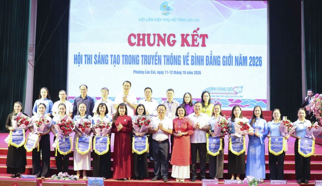 Lào Cai: Sôi nổi Chung kết Hội thi sáng tạo trong truyền thông về bình đẳng giới 2026 - Ảnh 4.