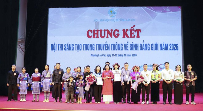 Lào Cai: Sôi nổi Chung kết Hội thi sáng tạo trong truyền thông về bình đẳng giới 2026 - Ảnh 5.