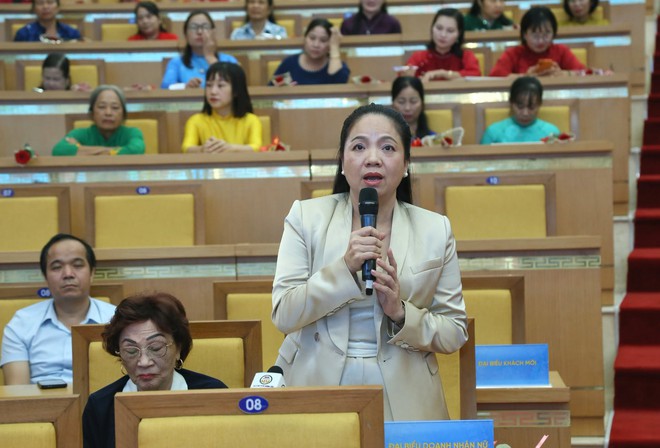 Hưng Yên đối thoại với phụ nữ: Gỡ khó để khởi nghiệp, chuyển đổi số và chuyển đổi xanh - Ảnh 4.