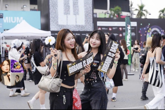 Fan BigBang biến sân Mỹ Đình thành sàn diễn thời trang trước giờ concert- Ảnh 1.