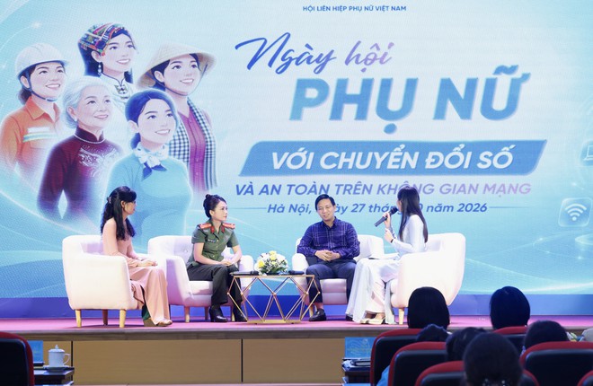 Sôi động "Ngày hội Phụ nữ với chuyển đổi số và an toàn trên không gian mạng"- Ảnh 5.