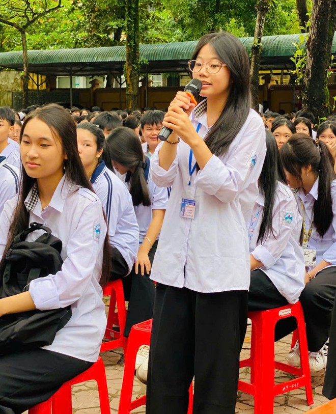 Trường THPT Hồng Lĩnh tuyên truyền phòng, chống tác hại của thuốc lá và thuốc lá điện tử- Ảnh 5.