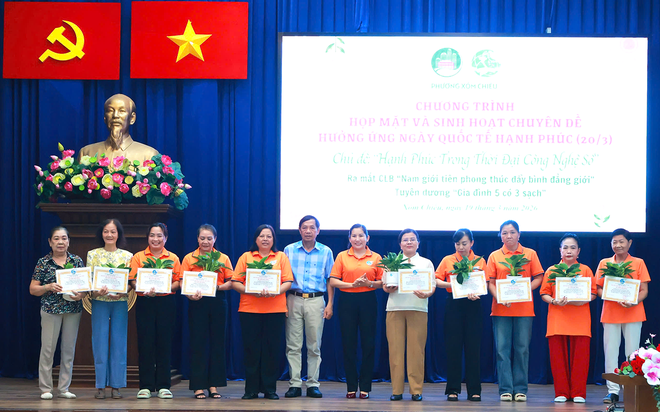 TPHCM: Ra mắt CLB "Nam giới thúc đẩy bình đẳng giới" nhân Ngày Quốc tế Hạnh phúc 20/3- Ảnh 4.