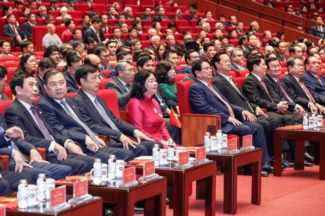 Chùm ảnh: Toàn cảnh phiên chính thức Đại hội đại biểu toàn quốc MTTQ Việt Nam lần thứ XI- Ảnh 3.