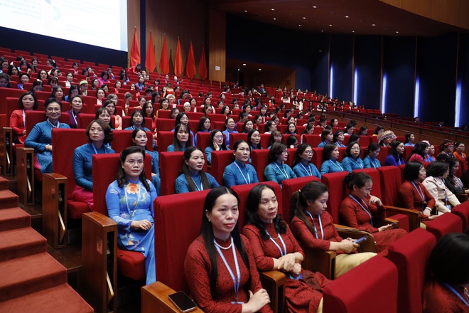 Những hình ảnh đẹp của phiên trọng thể Đại hội đại biểu Phụ nữ toàn quốc lần thứ XIV - Ảnh 24.