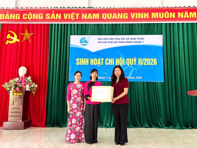 Hội LHPN tỉnh Cao Bằng kiểm tra, giám sát công tác Hội và phong trào phụ nữ tại địa bàn xã- Ảnh 4.