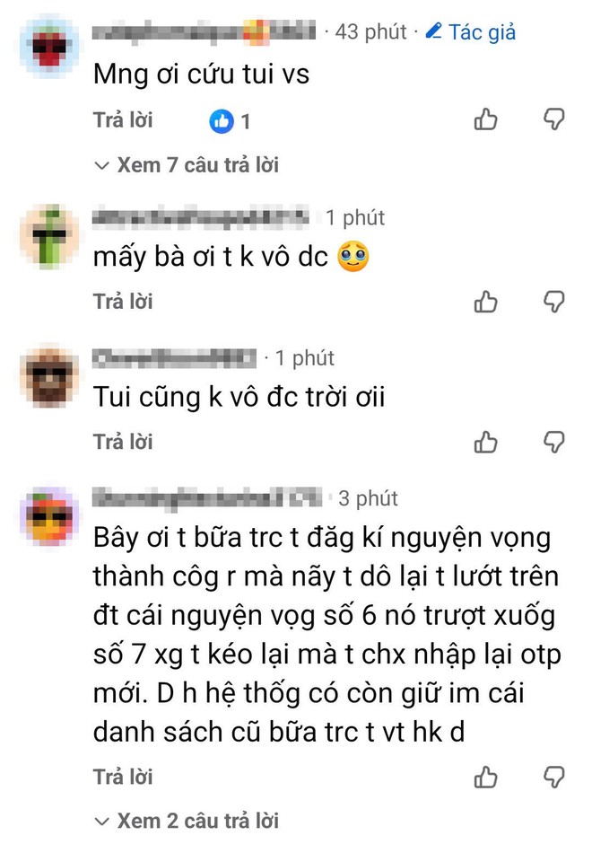 Sát giờ chốt nguyện vọng đại học, nhiều phụ huynh phản ánh hệ thống nghẽn mạng - Ảnh 2.