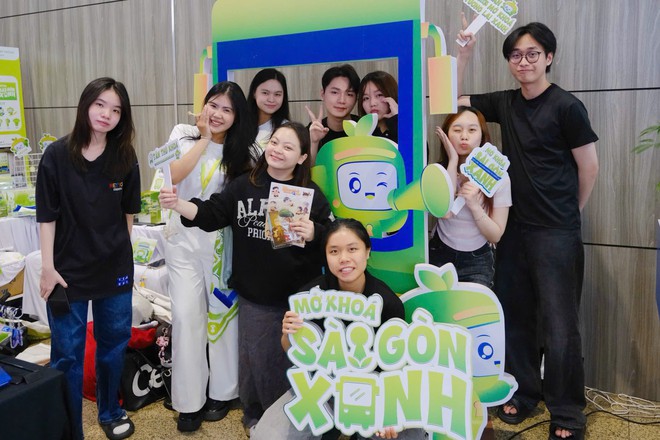 "Mở khóa Sài Gòn xanh" lan tỏa tình yêu xe buýt và lối sống xanh - Ảnh 2.