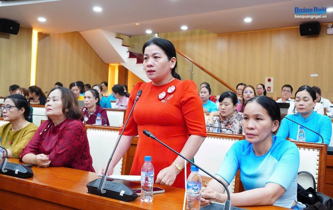 Quảng Ngãi tháo gỡ khó khăn, vướng mắc cho cán bộ, hội viên, phụ nữ - Ảnh 3.