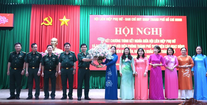 Hội LHPN TPHCM kết nghĩa với Bộ đội Biên phòng Thành phố- Ảnh 7.