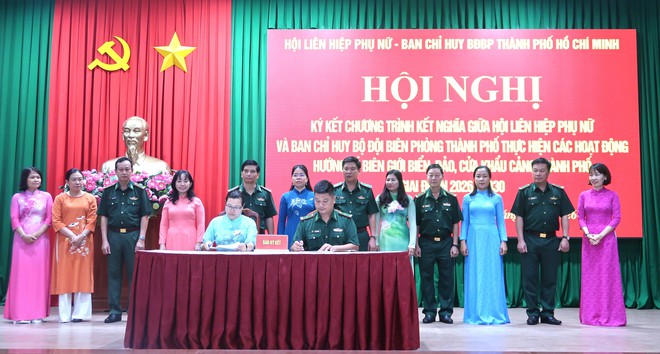 Hội LHPN TPHCM kết nghĩa với Bộ đội Biên phòng Thành phố- Ảnh 4.
