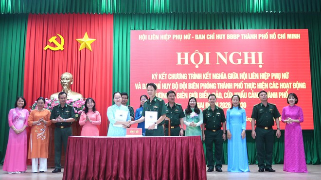 Hội LHPN TPHCM kết nghĩa với Bộ đội Biên phòng Thành phố- Ảnh 3.