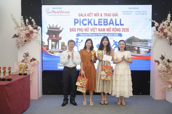 Bế mạc, trao giải Giải Pickleball Báo Phụ nữ Việt Nam mở rộng 2026 - Ảnh 6.