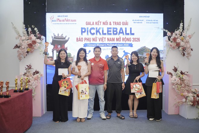 Bế mạc, trao giải Giải Pickleball Báo Phụ nữ Việt Nam mở rộng 2026 - Ảnh 8.