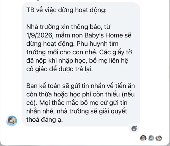 Bắc Ninh: Mầm non Baby’s Home dừng hoạt động sau vụ bé 5 tuổi bị cô giáo "tác động vật lý"- Ảnh 1.