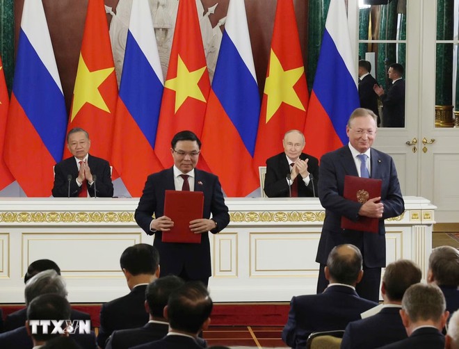 Tuyên bố chung về việc củng cố hơn nữa Quan hệ Đối tác Chiến lược toàn diện Việt Nam-Nga trong giai đoạn mới - Ảnh 2.