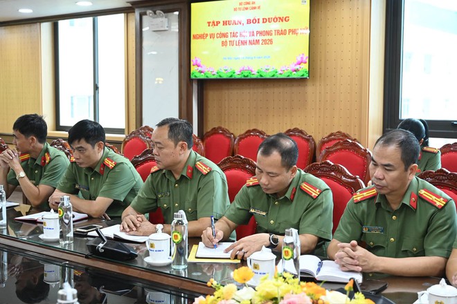 Bộ tư lệnh Cảnh vệ tập huấn, bồi dưỡng nghiệp vụ công tác Hội và phong trào phụ nữ  - Ảnh 2.