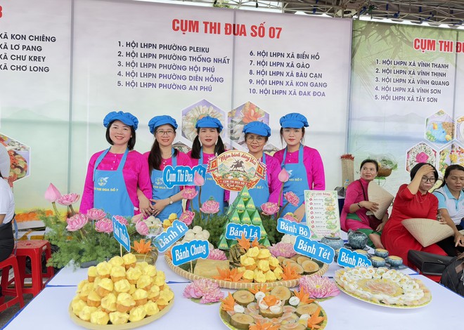 Hơn 70 thí sinh tranh tài tại Hội thi “Mâm bánh dâng Vua” tỉnh Gia Lai - Ảnh 6.