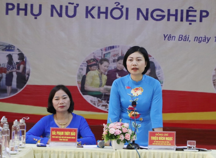 Hội LHPN tỉnh Yên Bái phối hợp tổ chức chuỗi hoạt động Ngày Phụ nữ sáng tạo khởi nghiệp - Ảnh 1.
