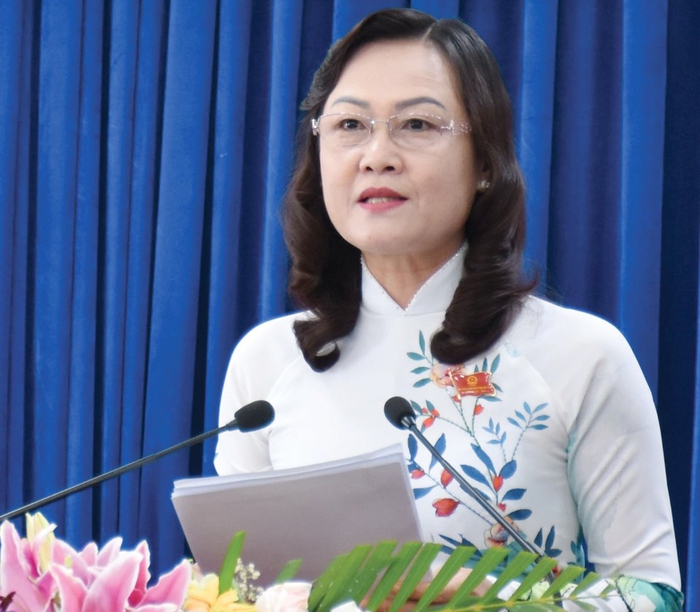 Bà Lê Thị Ái Nam tái đắc cử Phó Bí thư Tỉnh ủy Bạc Liêu - Ảnh 1.