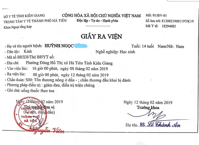 Vụ bạo hành trẻ em ở Hà Tiên: Chấn thương đầu cũng vẫn không khởi tố vụ án - Ảnh 2.