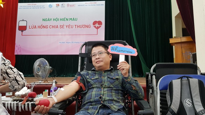Cơ quan TƯ Hội LHPN Việt Nam: Gần 300 người tham gia hiến máu tình nguyện - Ảnh 5.