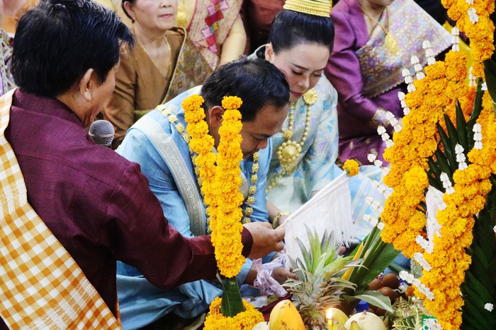 Độc đáo phong tục cưới xin của người Lào, cô dâu chú rể động phòng ở nhà gái - Ảnh 12.