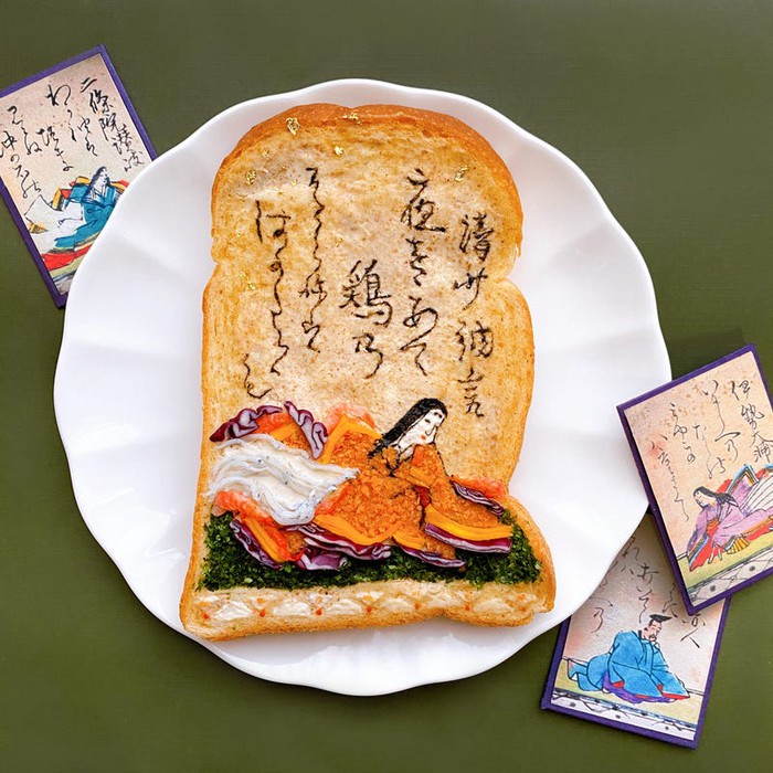 Nữ nghệ nhân Nhật Bản sáng tạo nghệ thuật từ bánh mì nướng - Ảnh 3.