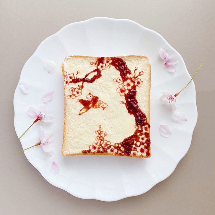 Nữ nghệ nhân Nhật Bản sáng tạo nghệ thuật từ bánh mì nướng - Ảnh 6.