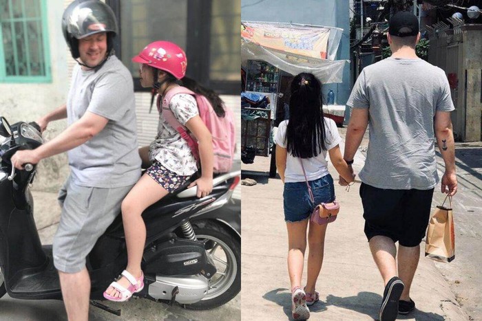 Vợ cũ MC Thành Trung khoe bạn trai Tây tâm lý, chăm con riêng của bạn gái như con ruột  - Ảnh 4.