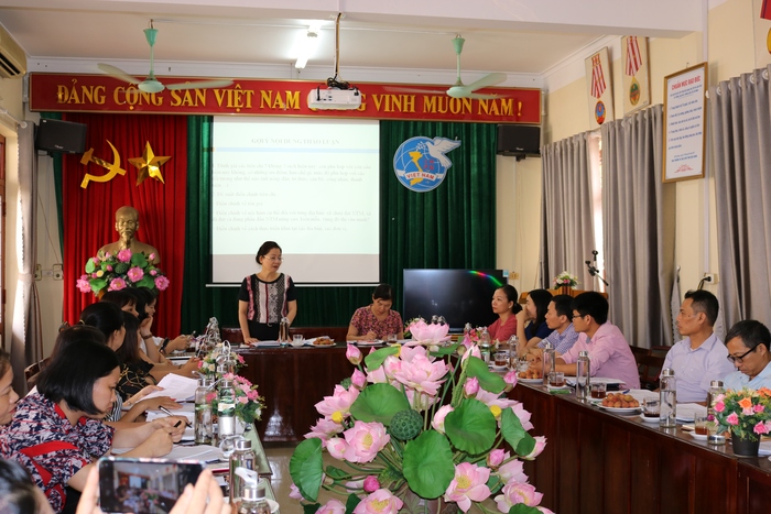Hội LHPN Việt Nam tổ chức Hội thảo tham vấn
điều chỉnh tiêu chí 5 không, 3 sạch 
 - Ảnh 1.