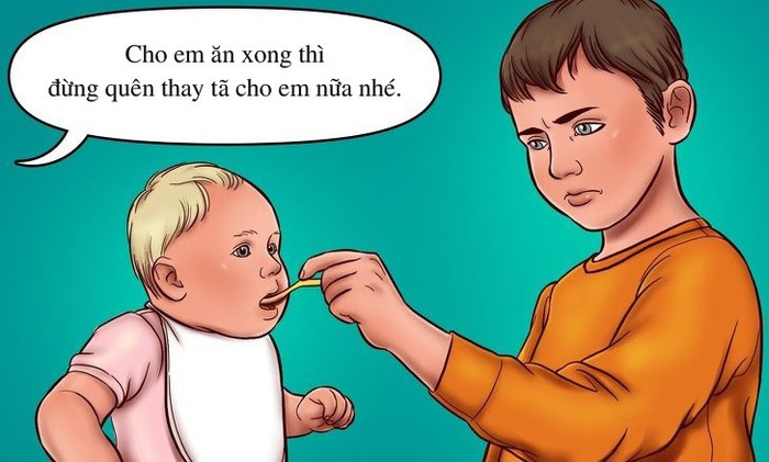 5 lý do để mẹ đừng phó thác chuyện chăm em cho con lớn - Ảnh 2.