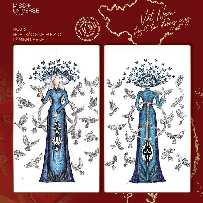 Đủ kiểu biến tấu áo dài &quot;gợi ý&quot;cho Khánh Vân dự thi Miss Universe 2020  - Ảnh 3.