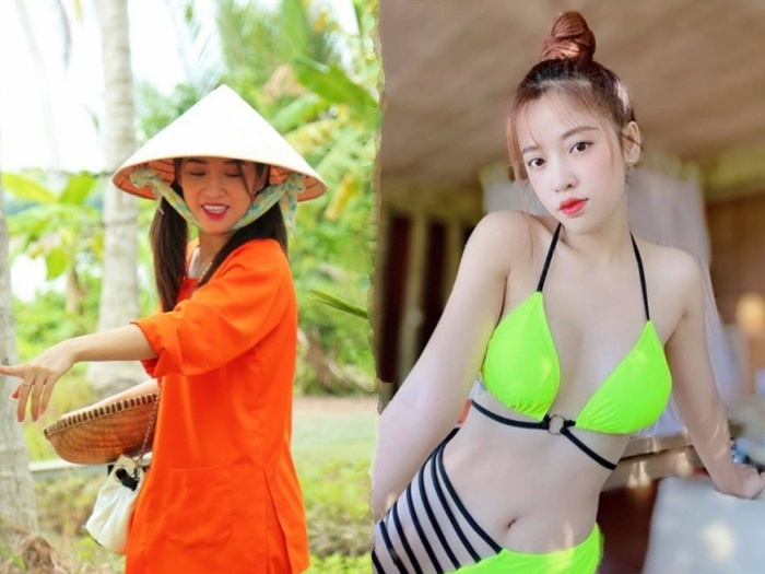 Ngày thường toàn diện áo bà ba Puka gợi cảm với bikini xanh neon nổi bật Báo Phụ Nữ Việt Nam