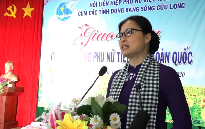 Bí thư Đảng đoàn, Chủ tịch Hội LHPNVN Hà Thị Nga đánh giá cao sự nhiệt tình, tâm huyết của các chi hội trưởng phụ nữ