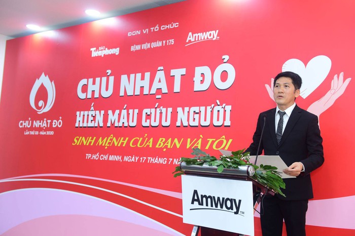 Amway Việt Nam lần đầu tiên tham gia ngày hội Hiến máu Chủ nhật Đỏ - Ảnh 2.