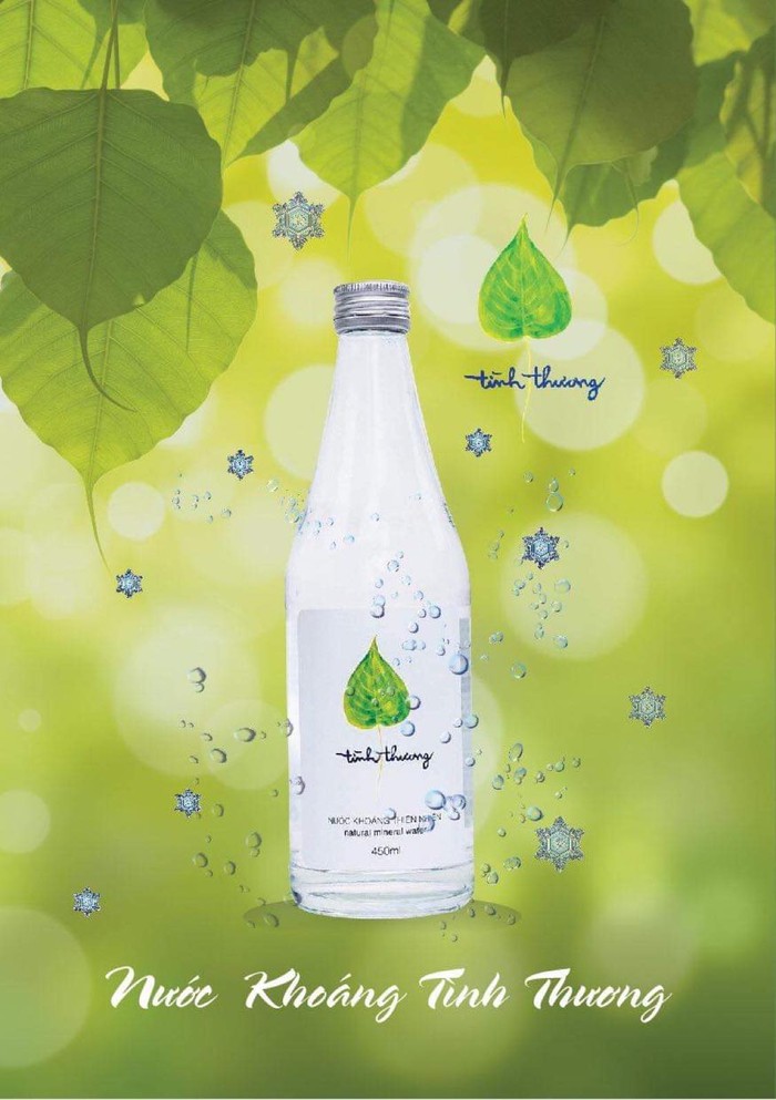 Sản phẩm nước khoáng “Tình thương” của doanh nhân Hà Huy Thanh