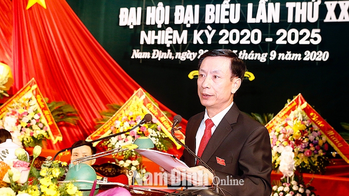 Tỉ lệ nữ cấp ủy nhiệm kỳ 2020-2025 của tỉnh Nam Định là 11,2% - Ảnh 1.