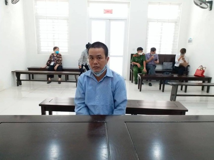 Bị cáo Trịnh Duy Đăng tại phiên tòa ngày 3/9 (ảnh Hồng Nhung)