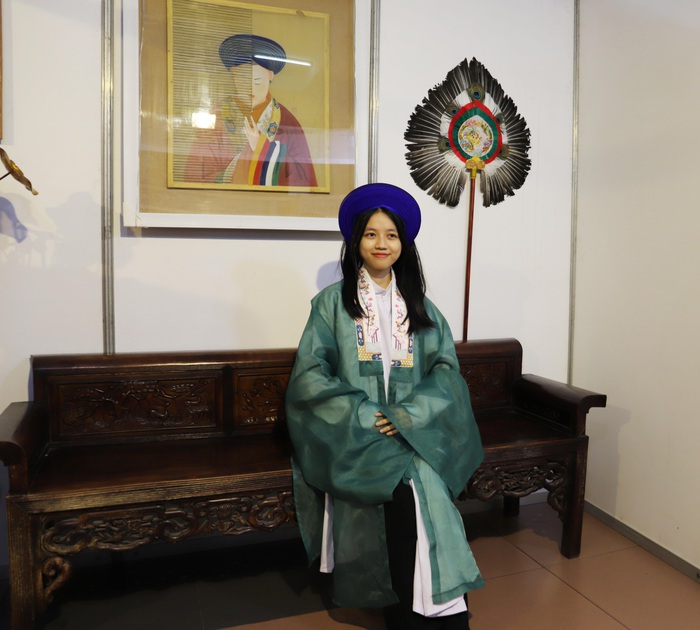 Chiêm ngưỡng những bộ áo dài cổ của phụ nữ tại Ngày hội Việt phục - Ảnh 4.