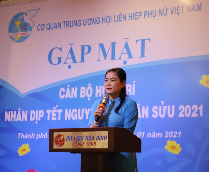 Hội LHPN Việt Nam gặp mặt cán bộ hưu trí phía Nam trước thềm Tết nguyên đán 2021 - Ảnh 4.