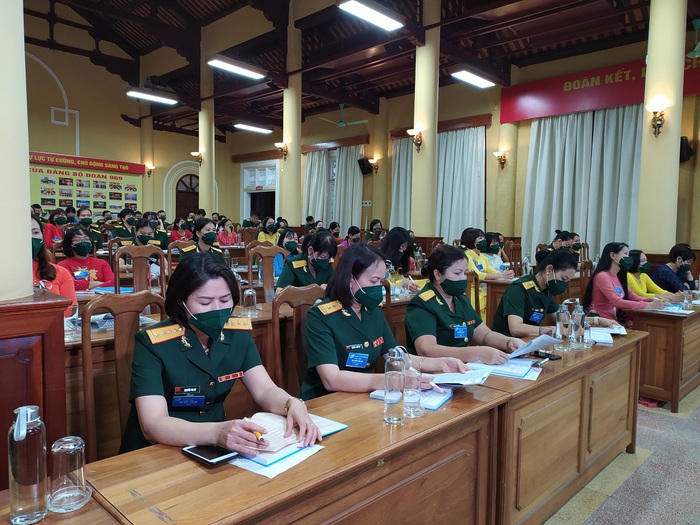 Đại hội đại biểu Phụ nữ Bộ Tư lệnh Bảo vệ Lăng Chủ tịch Hồ Chí Minh lần thứ V (2016-2021) - Ảnh 1.