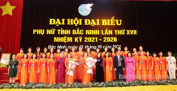 Bà Nguyễn Phương Mai tái đắc cử Chủ tịch Hội LHPN tỉnh Bắc Ninh - Ảnh 1.