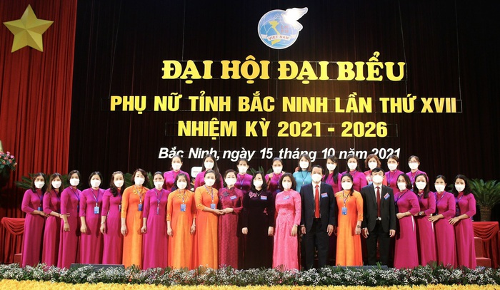 Bà Nguyễn Phương Mai tái đắc cử Chủ tịch Hội LHPN tỉnh Bắc Ninh nhiệm kỳ 2021-2026 - Ảnh 3.