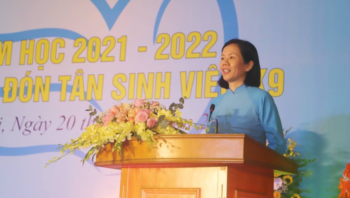 Học viện Phụ nữ Việt Nam chào đón hơn 1.150 sinh viên bước vào năm học 2021-2022 - Ảnh 2.