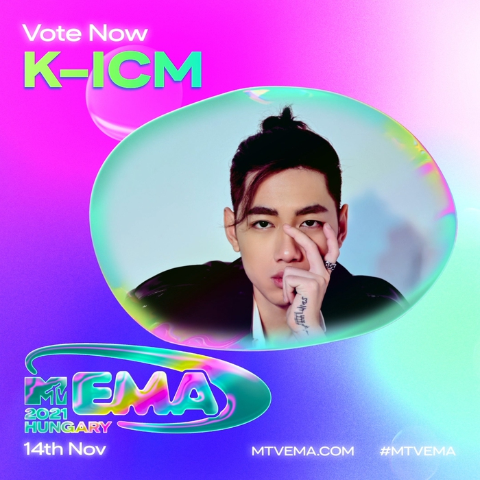 Khán giả có thể bình chọn cho K-ICM tại web của MTV